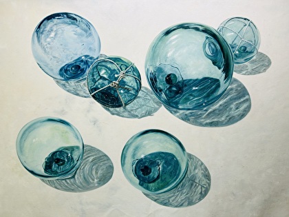 Debbie Daniels - Portfolio of Works: Glass Fishing Floats