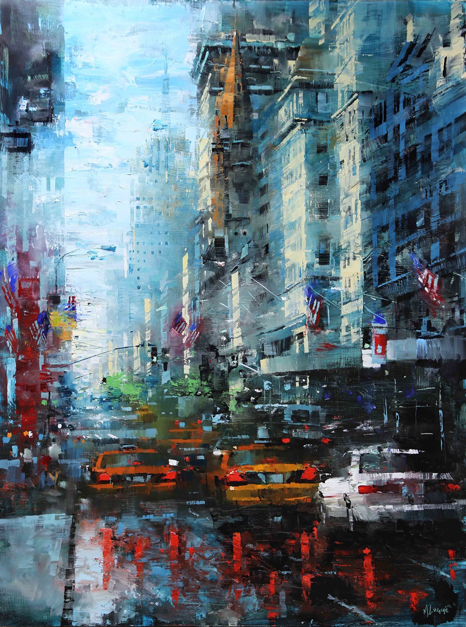 Mark Lague - Work Zoom: Fifth Ave. Towards Empire State