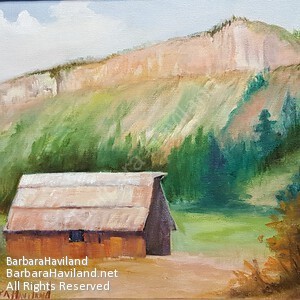 #mountain, #Barn, #Colorado, #landscape, #Barbara Haviland Fine Art