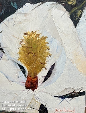 #magnolia, #heart, #fractured, #textures, #oilPainting, #BarbaraHaviland.net