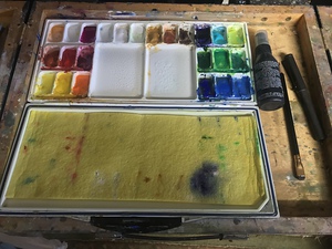 Escoda Badger Fan Brush 6 - Wet Paint Artists' Materials and Framing