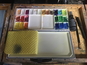  Masterson Sta-Wet Paint Palette with Airtight Lid, Keeps Wet  Paint Fresh for Days, Paint Supplies, Paint Tray Palette, Paint Holder,  with 30 Acrylic Palette Paper and Number 1 in Service Tissue