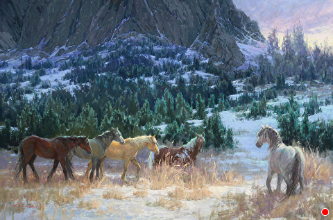 Kim Lordier - Portfolio of Works: Horses of the West