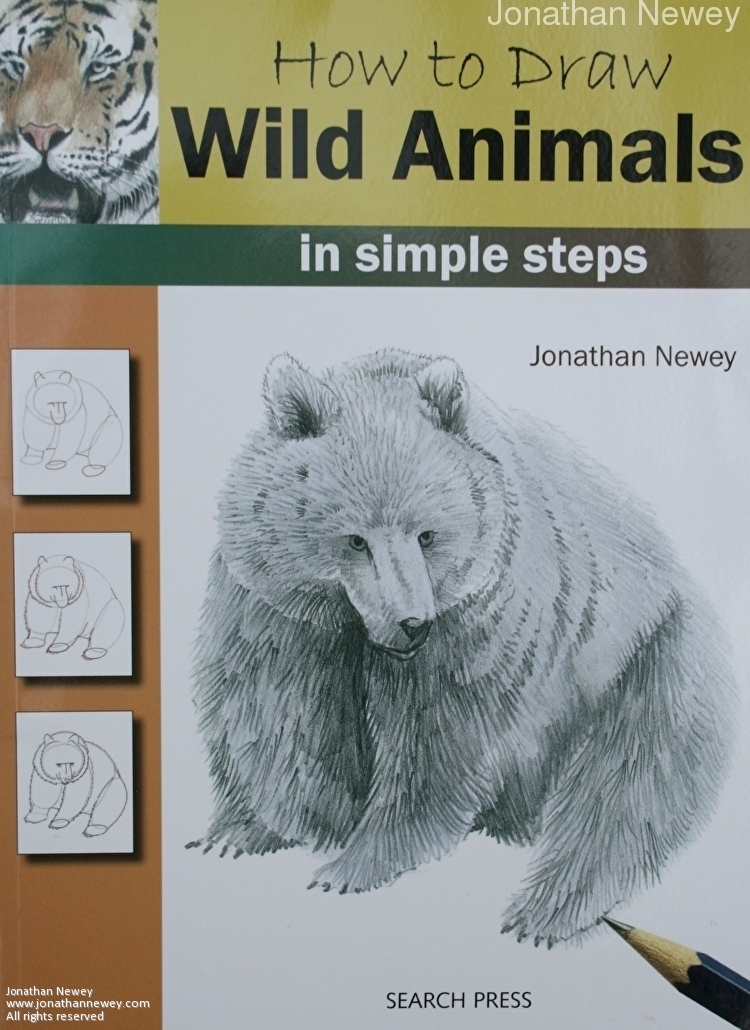 Jonathan Newey - Book - How to draw wild animals