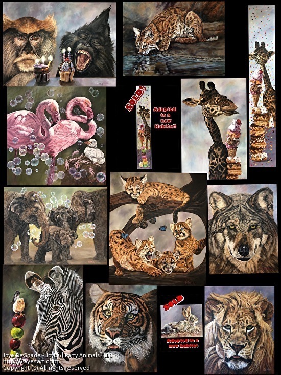 The JoyEful Party Animals® August Art Silent Auction benefiting the Phoenix  Zoo | Joye DeGoede - Blog