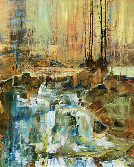 Monique Carr - Workshop - Abstract Landscape OIL AND COLD WAX