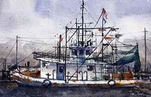 Tim Oliver - Work Detail: Louisiana Shrimp Boat