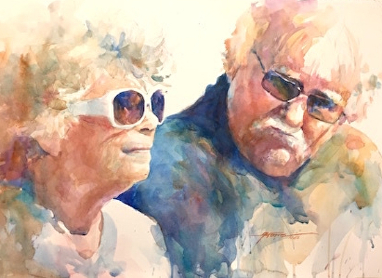 Watercolor on YUPO  Painting Demo by Alicia Farris