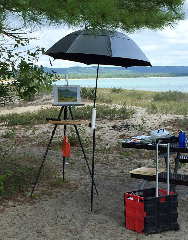 My Plein Air Setup for Pastel Painting