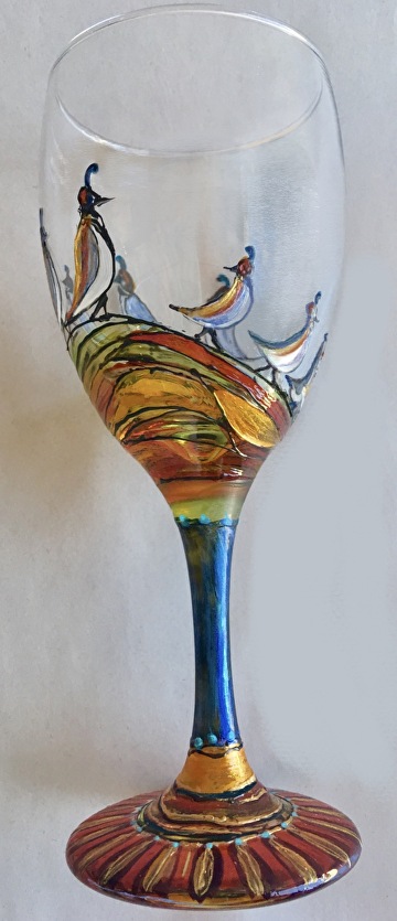Paint Your Own Wine Glass at Spruce & Sparrow - Marion Convention and  Visitors Bureau