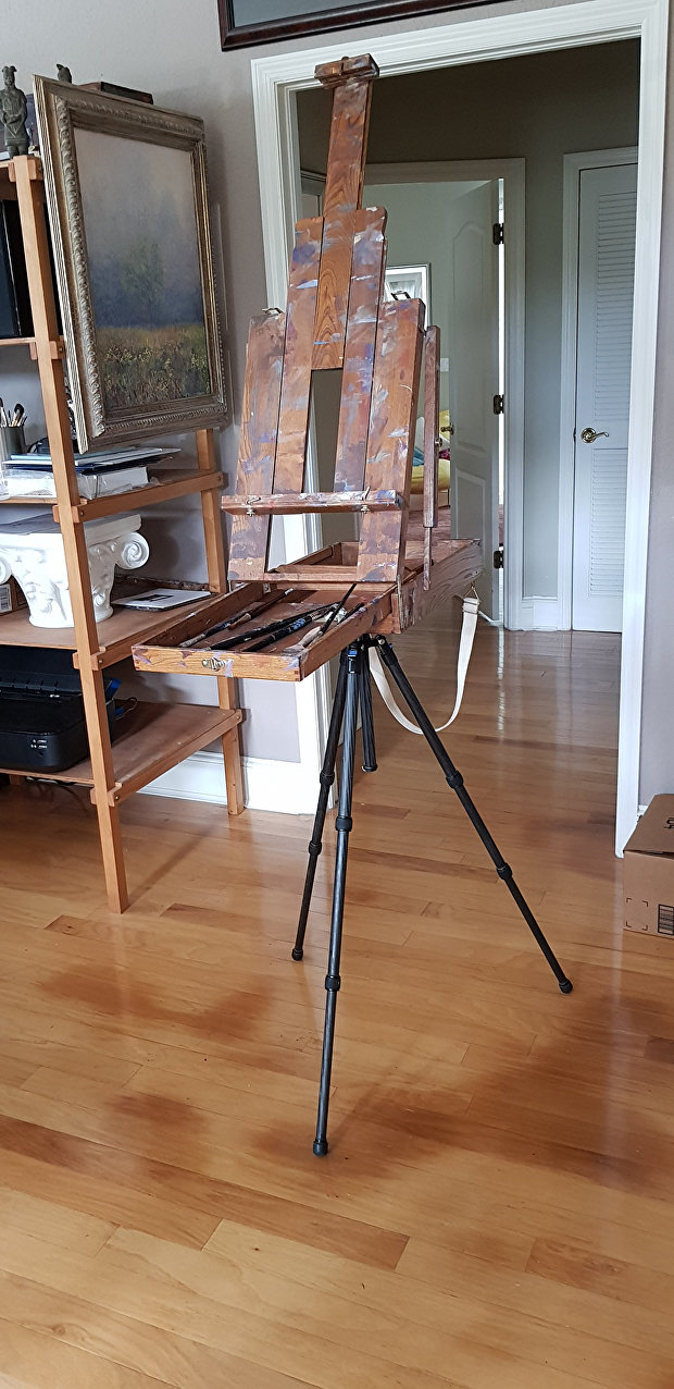Change your French Easel to a perfect Watercolor Easel DIY