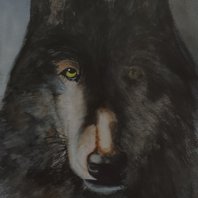 she-wolf by Gaëlle L'Houé · Putty&Paint