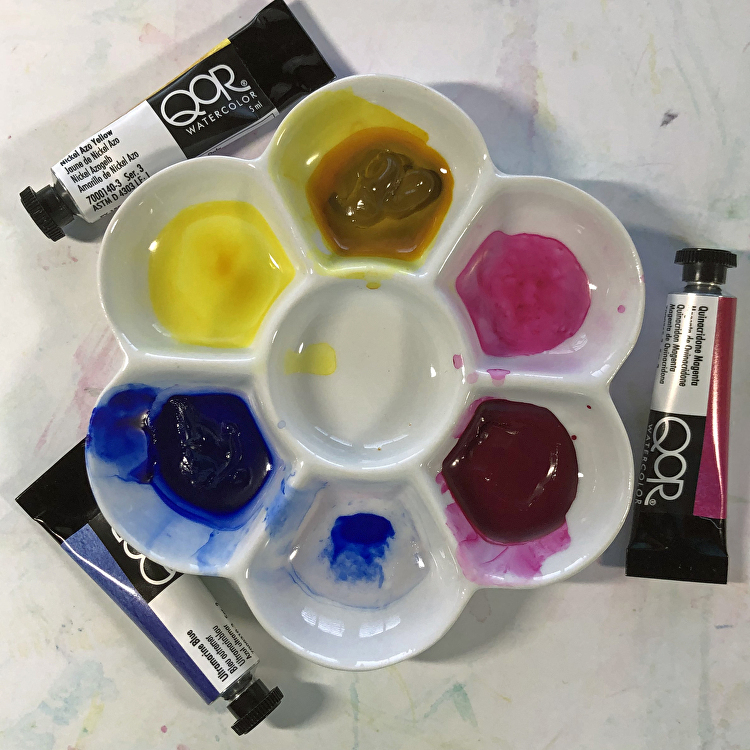 QoR Modern Watercolors: My Experiments