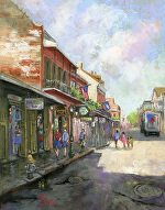 'On St. Peters Street - French Quarter'