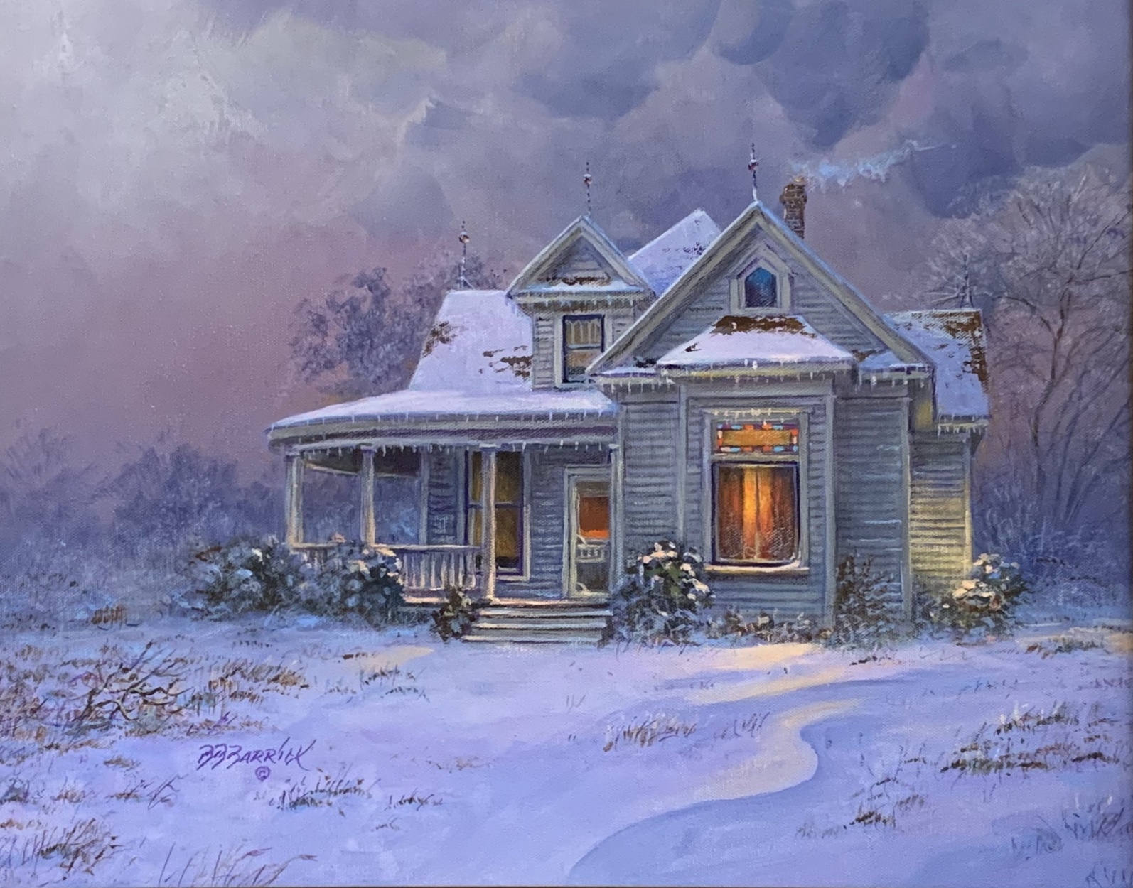 Lost Creek Gallery - Work Zoom: Winter Wonderland by Bill Barrick