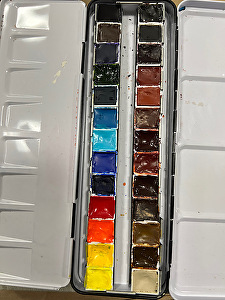 Watercolor Travel Palette Oxide Set