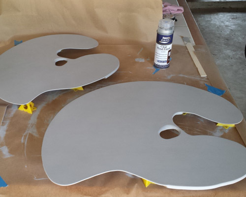 Painting Palette Professional Paint Holder Tool DIY Wood Paint