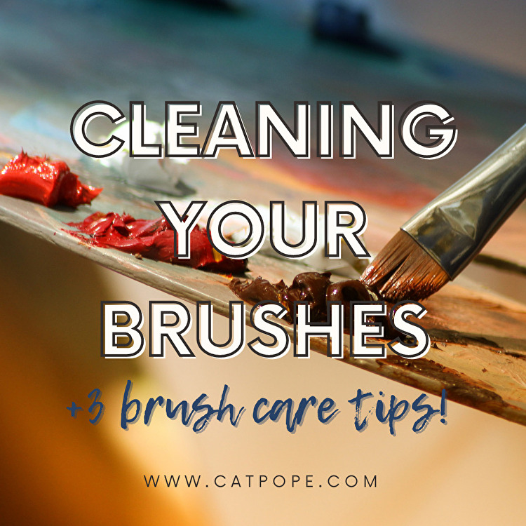 How to Clean Oil Paint Brushes Using Solvents, Oil, & Soap